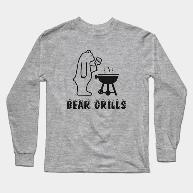 Bear Grills Long Sleeve T-Shirt by NotoriousMedia